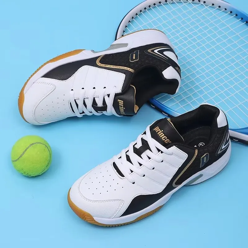 Badminton Tournament - Professional Men Women Leather Badminton shoes