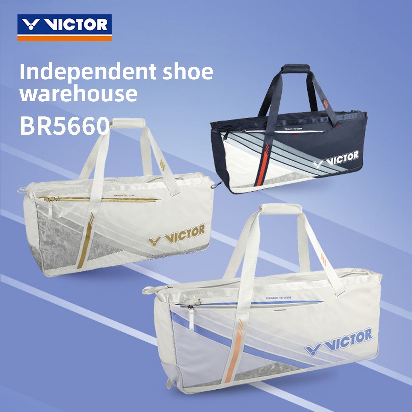 Badminton Victor - VICTOR BR5660 Badminton Backpack Rectangular Large