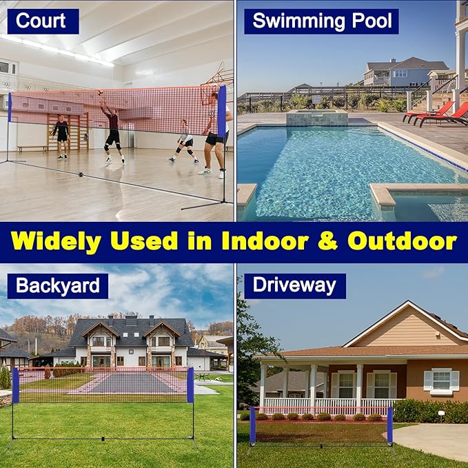 Portable Badminton Net Small S - огляд і ціна Badminton Netting